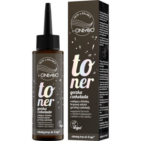 Hair in Balance by ONLYBIO Toner Gorzka Czekolada 100 ml