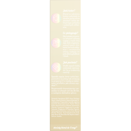 Hair in Balance by ONLYBIO Toner Biała Czekolada 100 ml