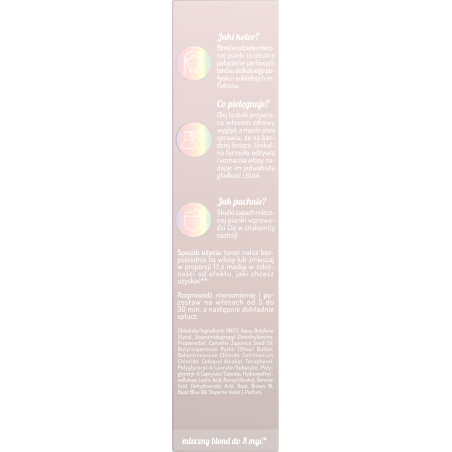 Hair in Balance by ONLYBIO Toner mleczny 100ml