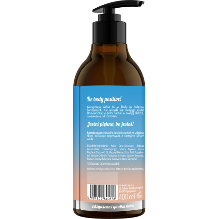 Body in Balance by ONLYBIO Żel pod prysznic Kokos 400ml