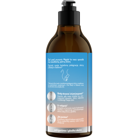 Body in Balance by ONLYBIO Żel pod prysznic Kokos 400ml