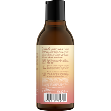 ONLYBIO Kombucha Matujący płyn micelarny 300 ml