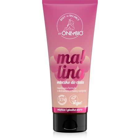 Body in Balance by ONLYBIO Mleczko do ciała Malina 200 ml