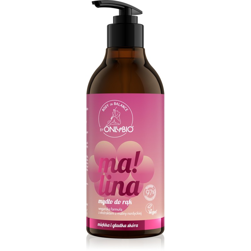 Body in Balance by ONLYBIO Mydło do rąk Malina 400 ml