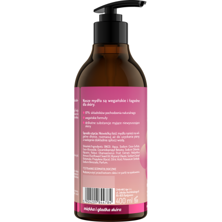 Body in Balance by ONLYBIO Mydło do rąk Malina 400 ml
