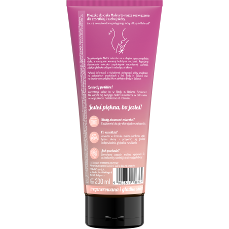Body in Balance by ONLYBIO Mleczko do ciała Malina 200 ml