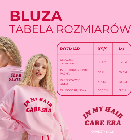 ONLYBIO X LALA BLUZA IN MY HAIR CARE ERA M/L