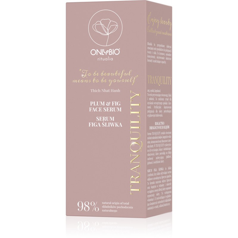 ONLYBIO Ritualia TRANQUILITY Serum do twarzy figa śliwka 30 ml