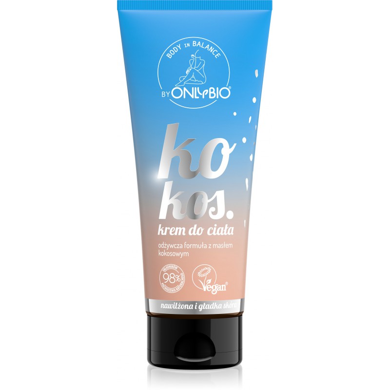 Body in Balance by ONLYBIO Krem do ciała kokosowy 200 ml