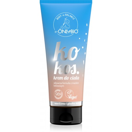 Body in Balance by ONLYBIO Krem do ciała kokosowy 200 ml