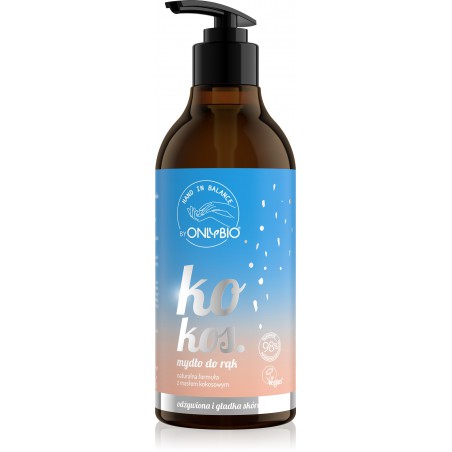 Hand in Balance by ONLYBIO Mydło do rąk kokos 400ml